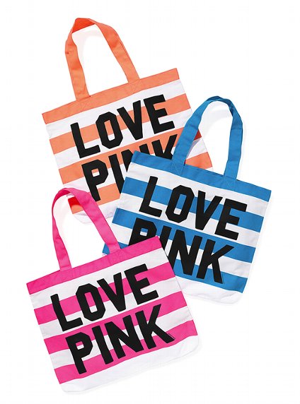 FREE PINK TOTES YOU CAN GET WITH PURCHASE!